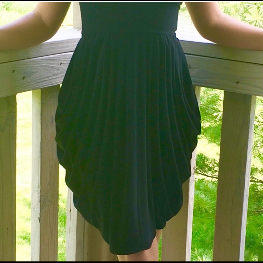 NORMA KAMALI Black Strapless Dress LBD - Picture 4 of 4